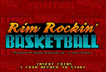 Rim Rockin' Basketball (V1.2) screen shot title